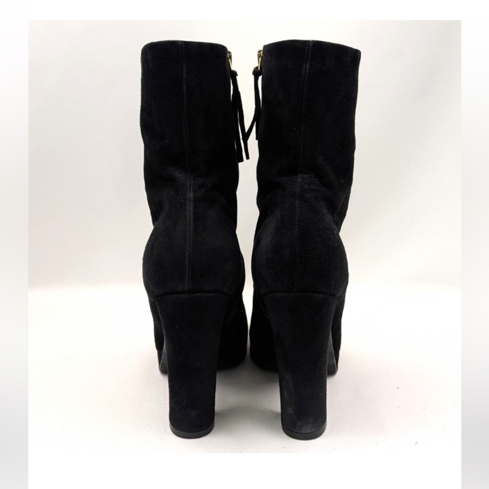 Miu Miu size 9 is a product of Prada 🖤 Black Suede Heeled Boots - Picture 4 of 12